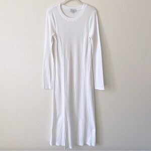 Michael Stars Ilia Thermal Midi Maxi Dress White Size Medium Neutral READ